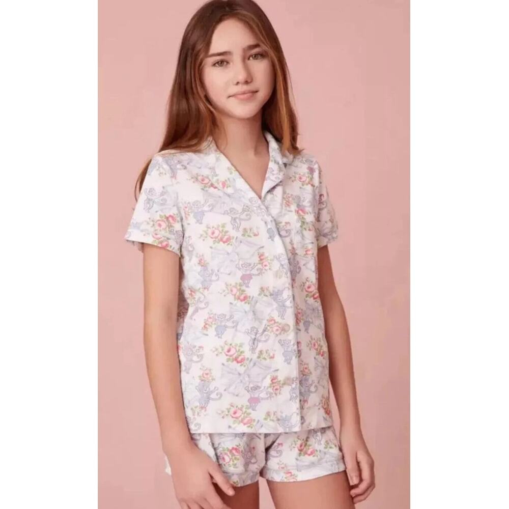 Roller Rabbit x love Shack fancy pj top size medium